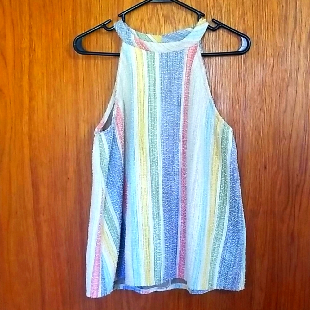 W5 striped boho top